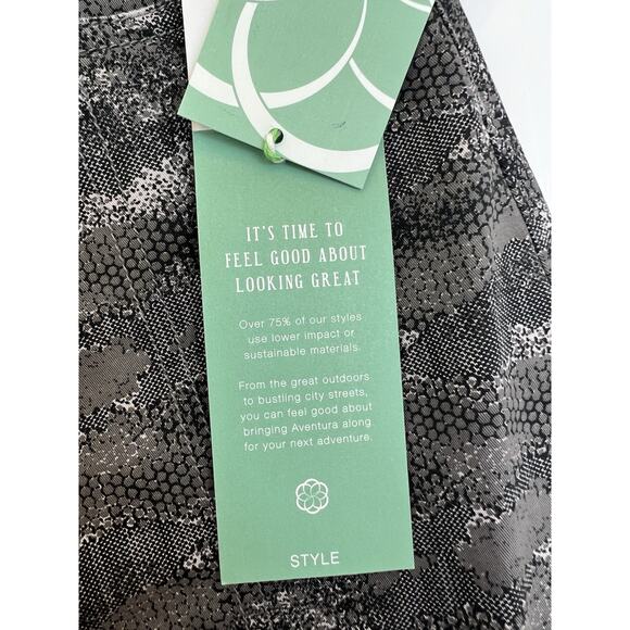 Aventura Melia Women's Skirt Size 10 Brushed Nickel Button Front Organic Cotton - Picture 7 of 8